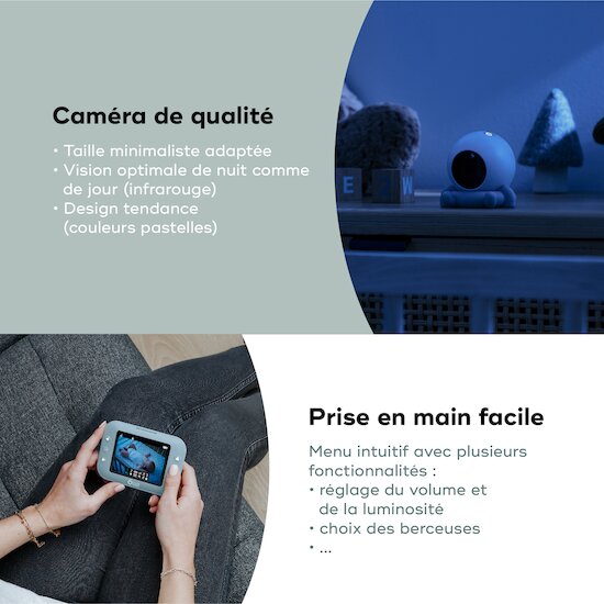 Babyphone Vidéo sans fil YOO Roll   de               Babymoov