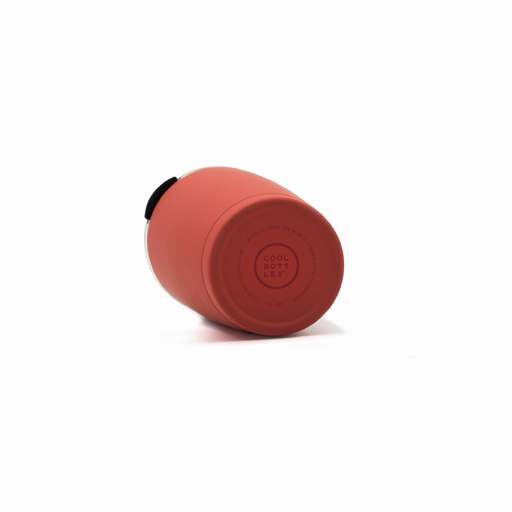 Caneca térmica Cool Bottles em aço inoxidável vermelho vibrante