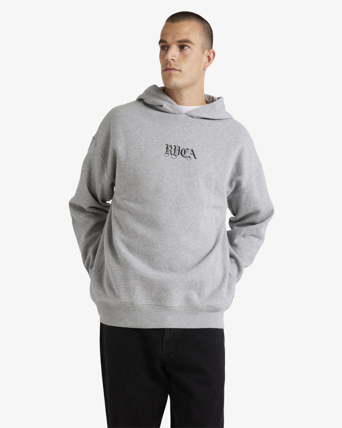 Rvca Benj Hoodie Grey Marlie