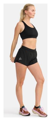 Short Craft Pro Hypervent Split Noir Femme