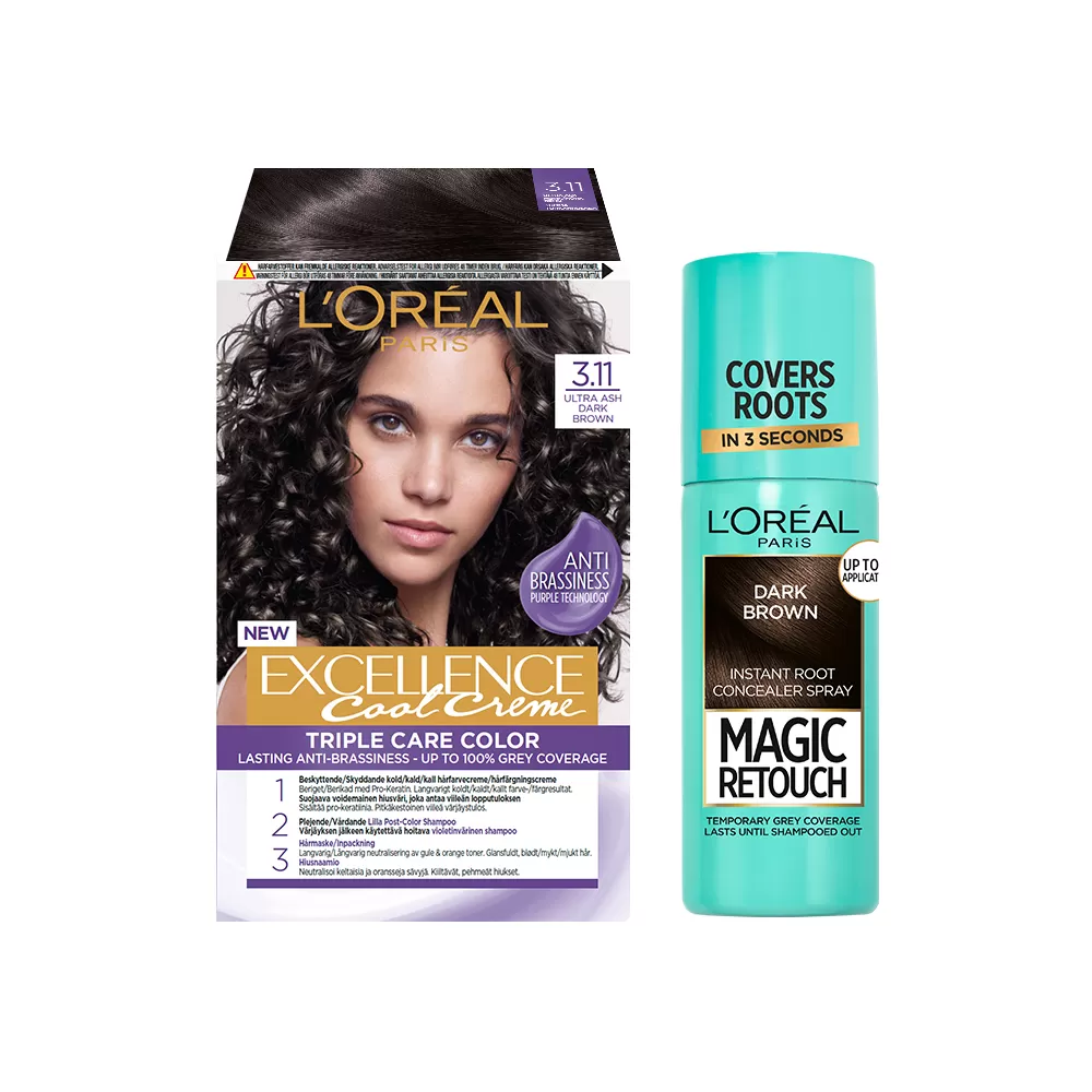 L'Oréal Paris Magic Retouch Roots 2 Dark Brown - 75 ml.