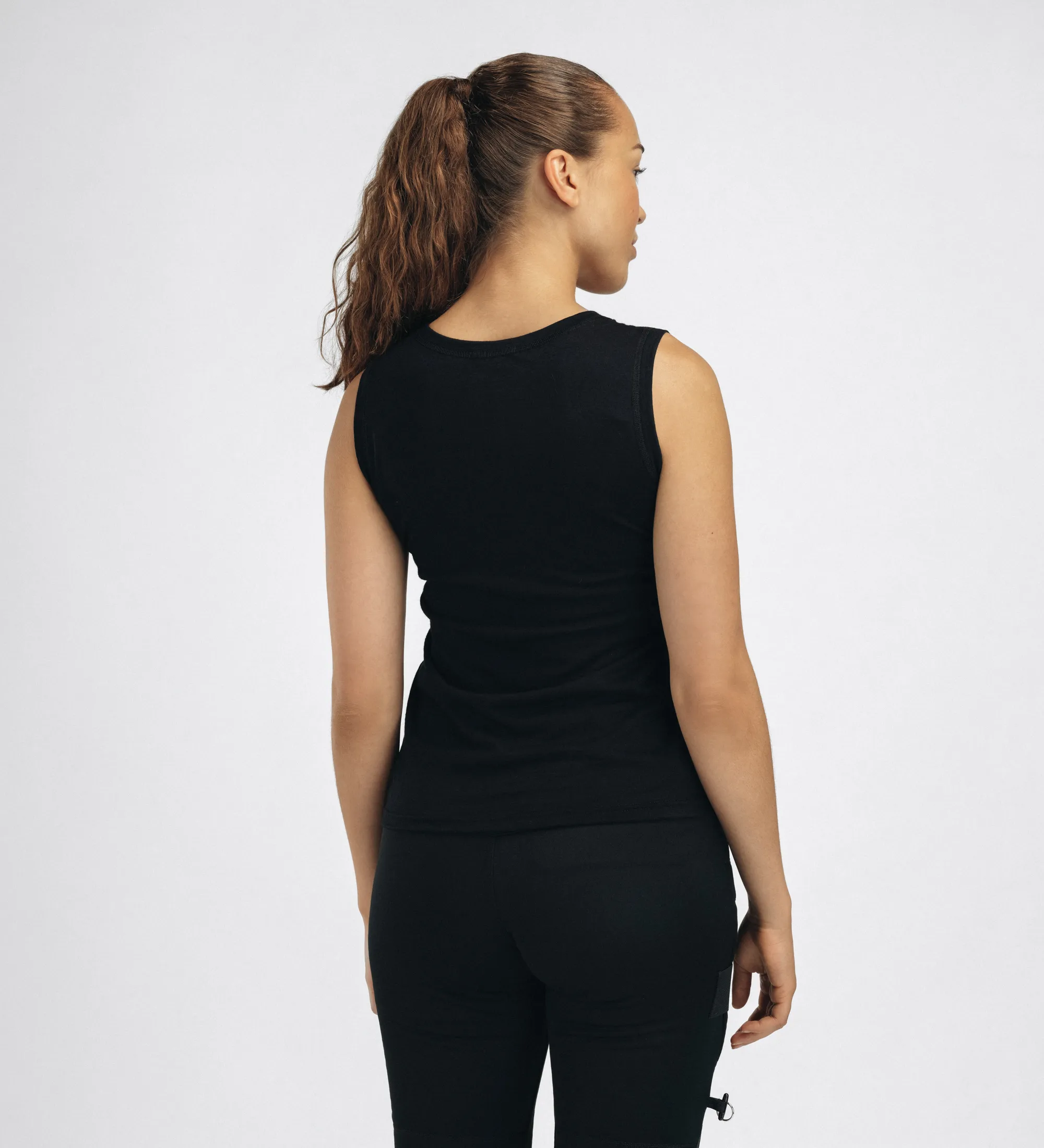 Aclima Women's Lightwool 140 Singlet V2 Jet Black