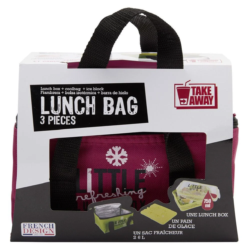 Lunch box sac fraîcheur 3 pièces
