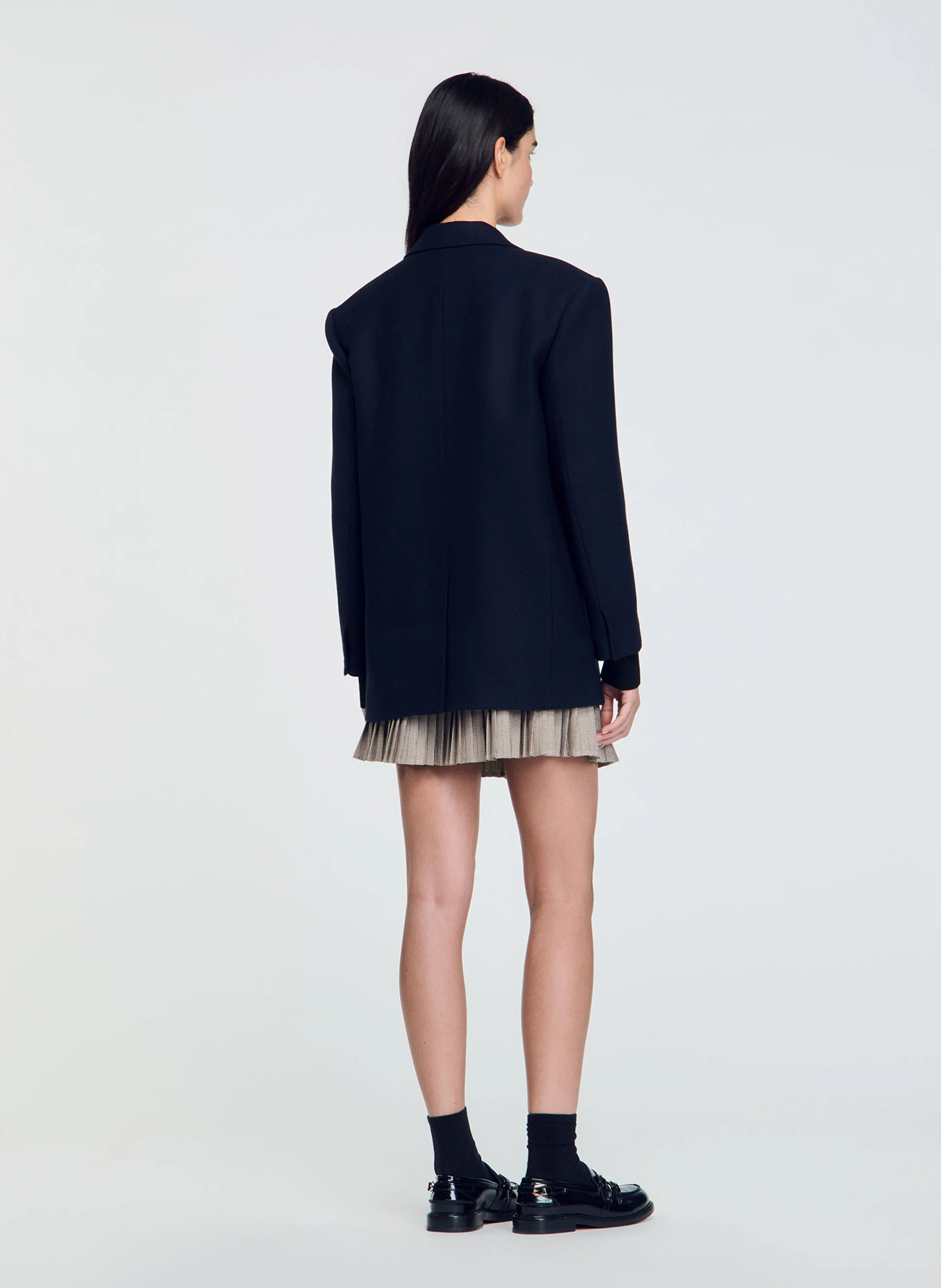 Veste de blazer oversize | Bleu