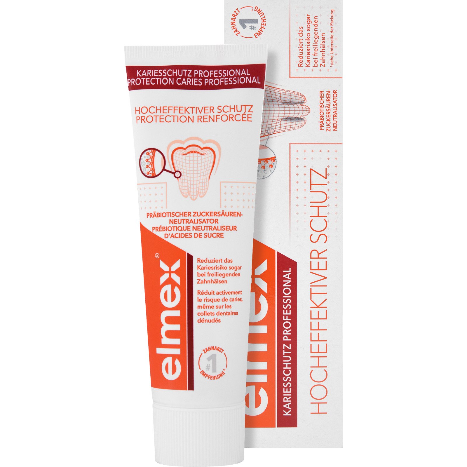 Elmex Zahnpasta Kariesschutz Professional 2 x 75 ml