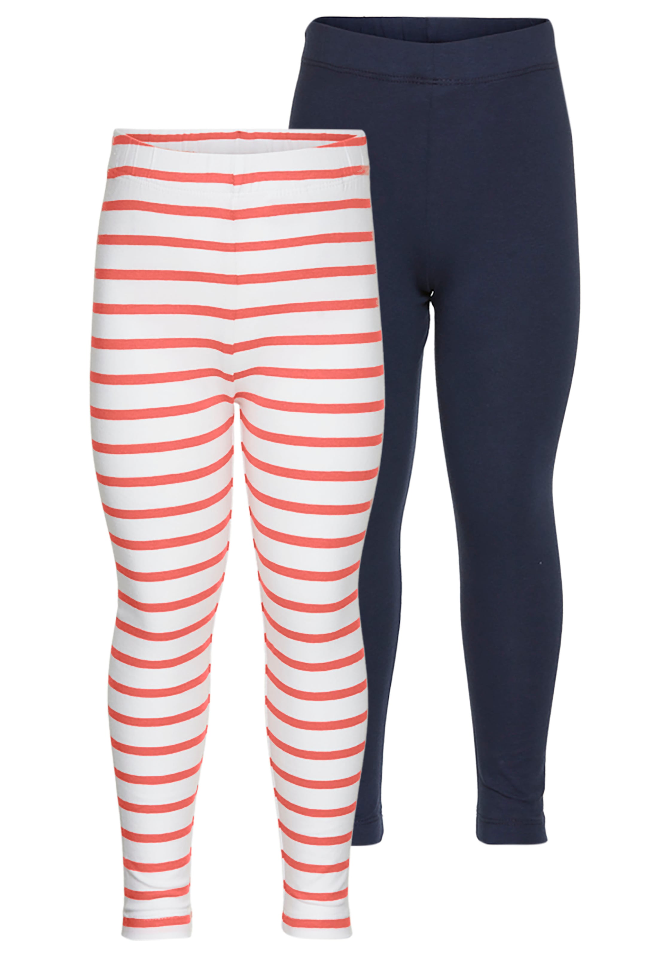 KIDSWORLD Leggings »2er Pack Ringel-Leggings für kleine Mädchen«  Leggingspackung für kleine Mädchen
