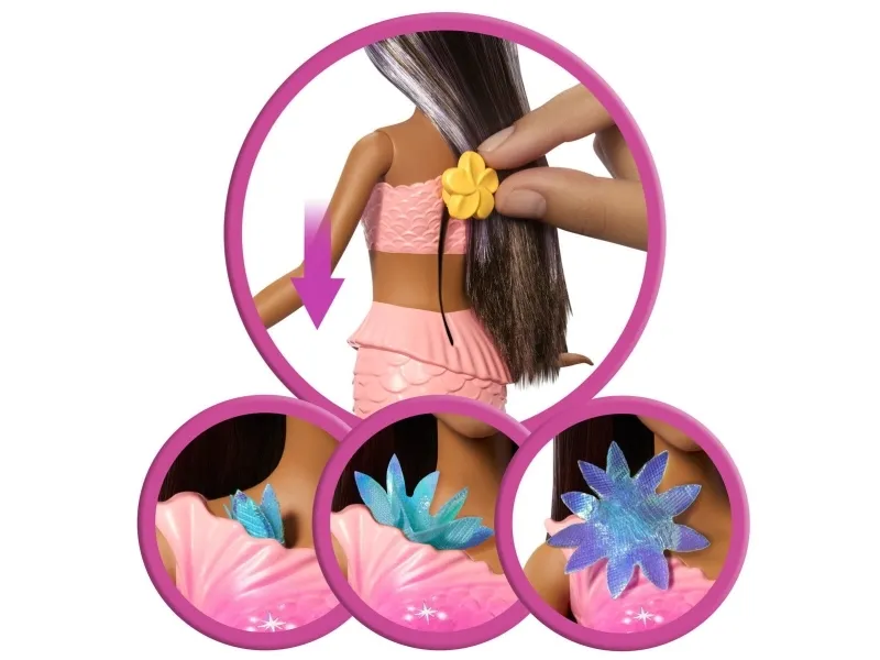 Barbie Blooming Magic Black Mermaid Doll