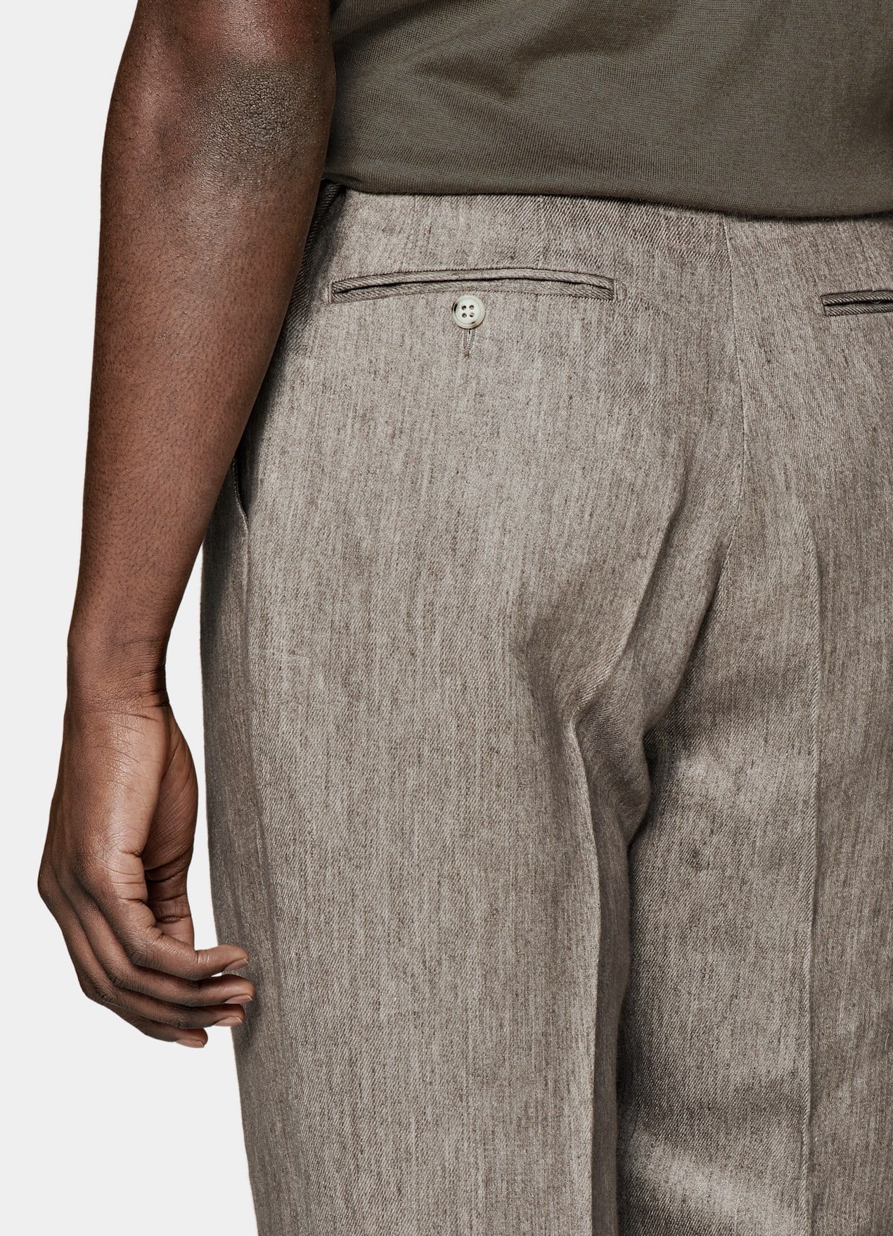Pantalon Wide Leg Straight taupe