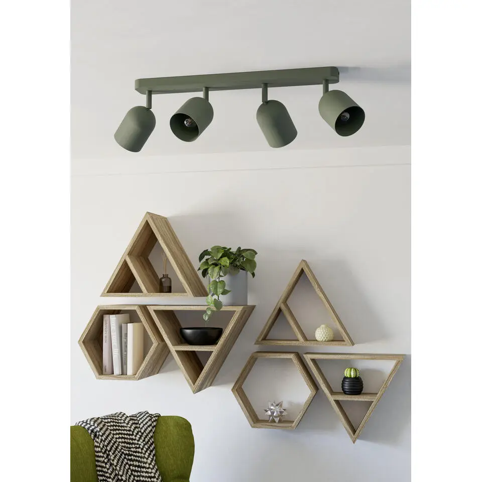 EGLO Tilston Spot - E14 - 58 cm - Groen - Kantelbaar