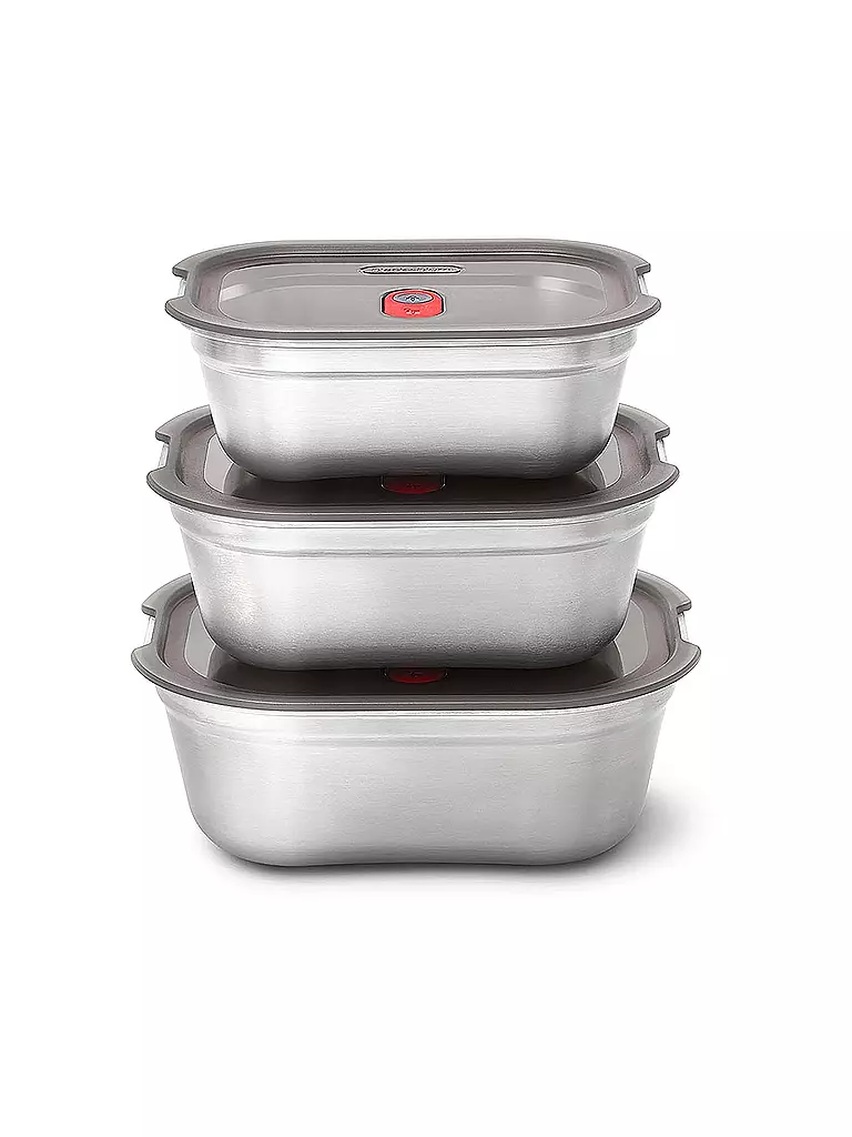 BLACK+BLUM Multifunktionsbox 650ml Edelstahl silber