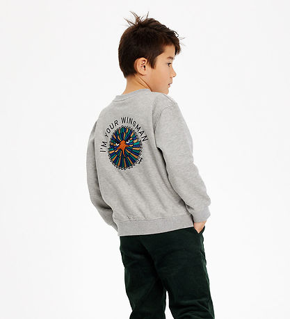 The New Sweatshirt - TnHuxley - Gråmeleret m. H?g