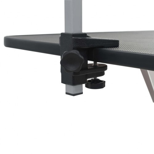 Mesa profissional para tosa de cães, preta