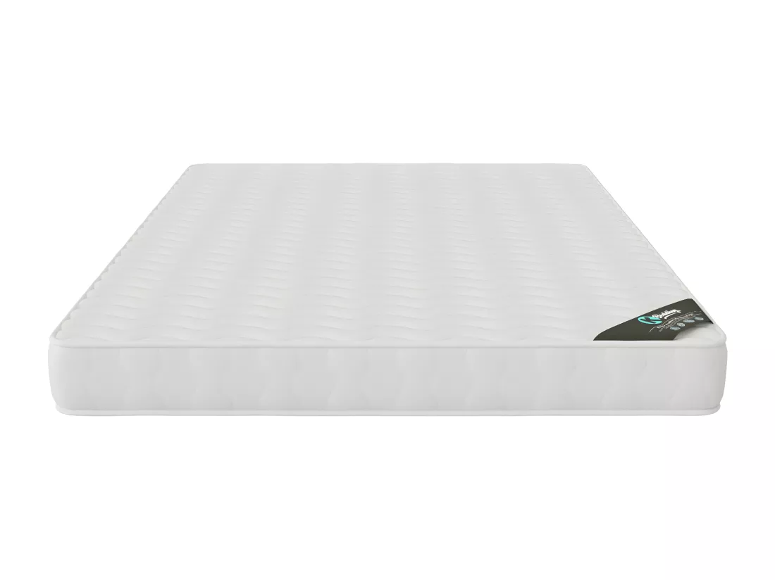 Ensemble matelas Confort + sommier 140x200 hauteur 15cm