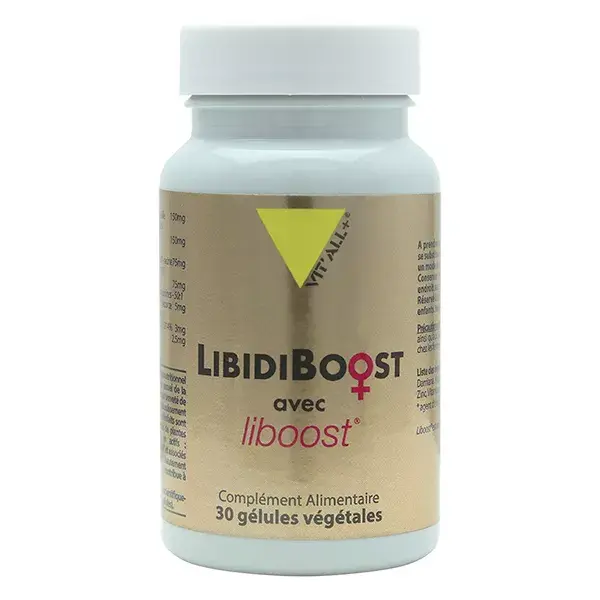 Vit'all+ LibidiBoost com Liboost® 30 cápsulas vegetais