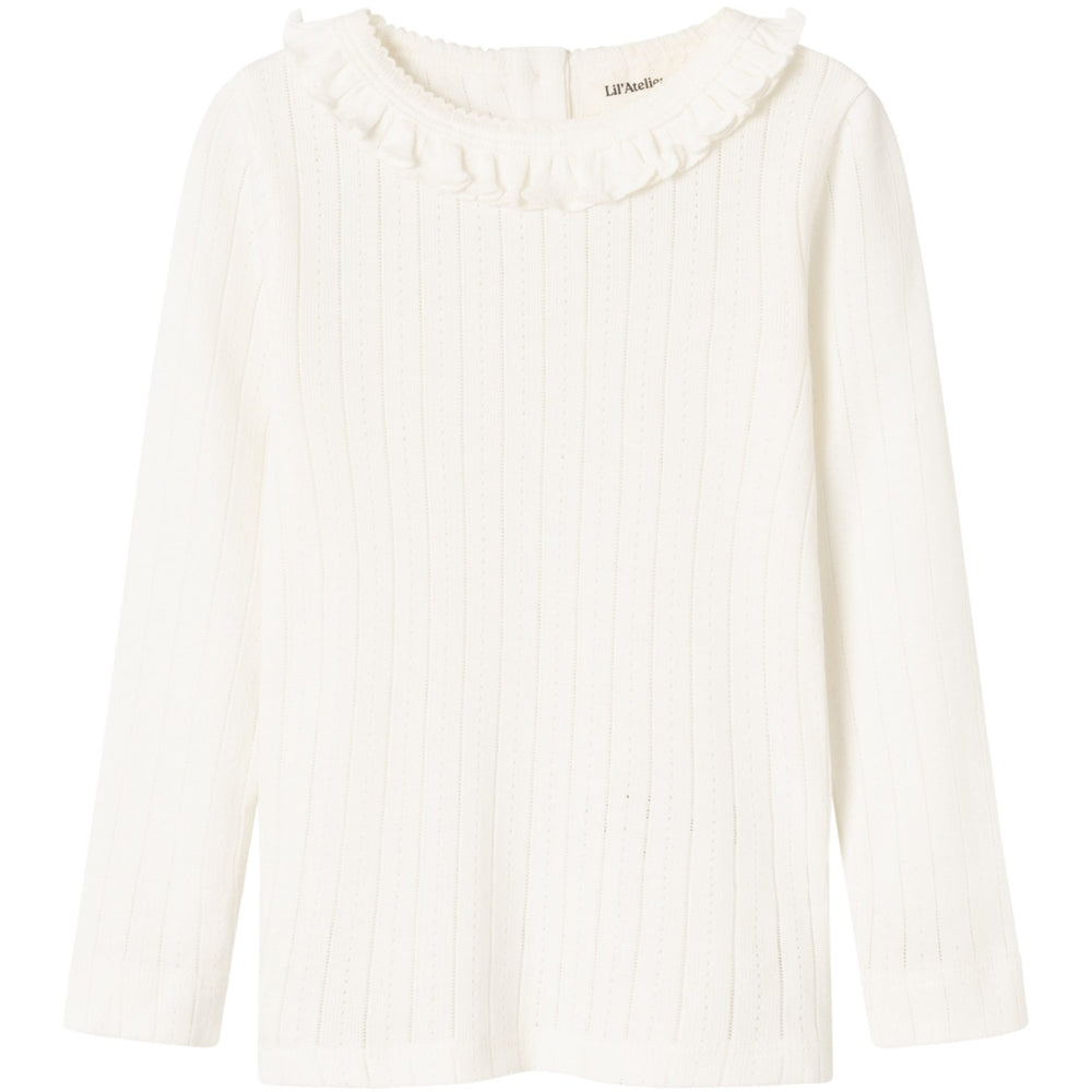 Køb Lil'Atelier Coconut Milk Rachel Nis Slim Bluse Noos