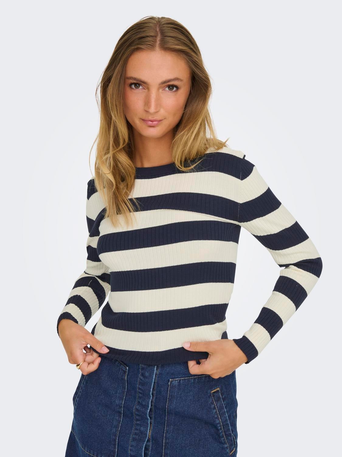 JDYPLUM Strickpullover Sky Captain