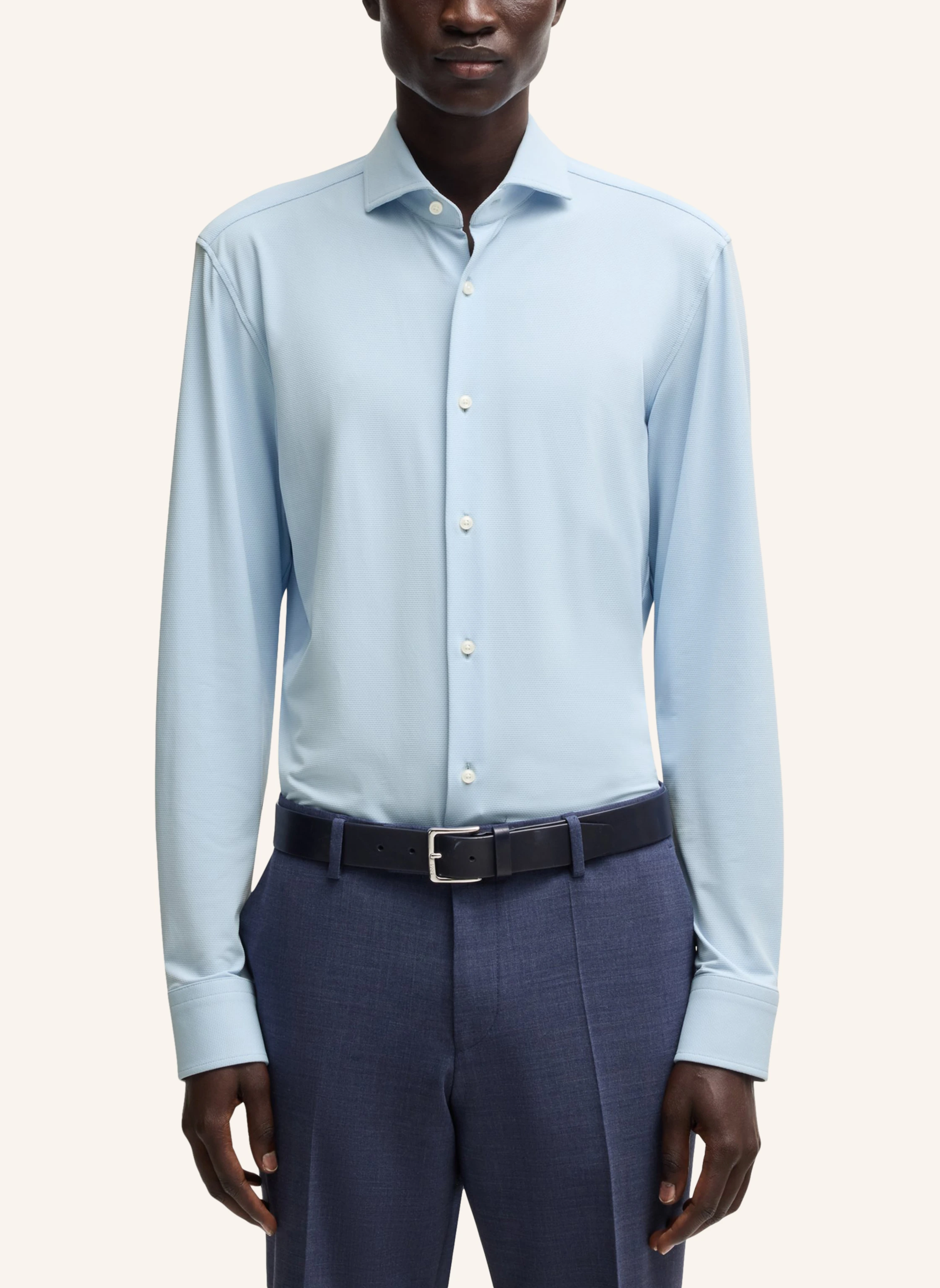 BOSS Business Hemd P-HANK-SPREAD-C1-222 Slim Fit
