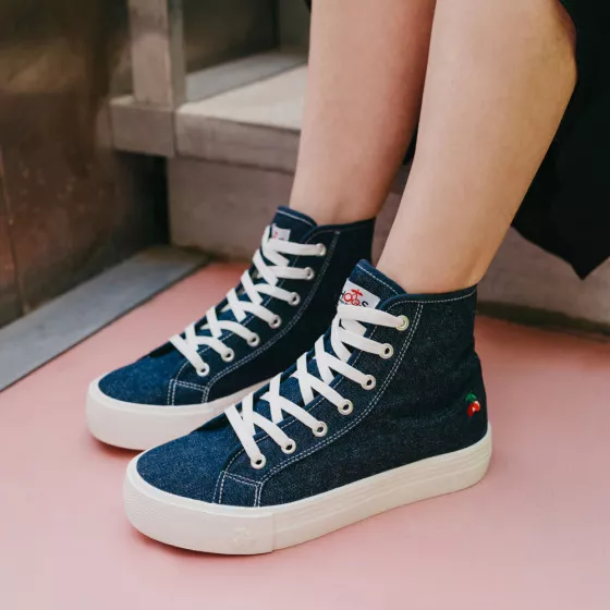 Baskets JEANS SHOES BY LE TEMPS DES CERISES