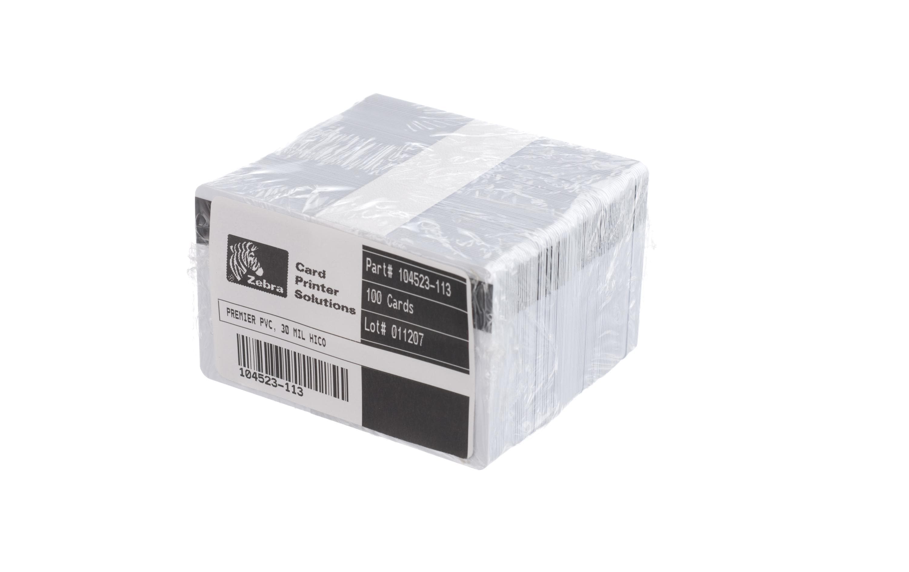 Karte(n) 0.76 mm 100 Stück100 Stück, blank, HiCo, 0,76 mm