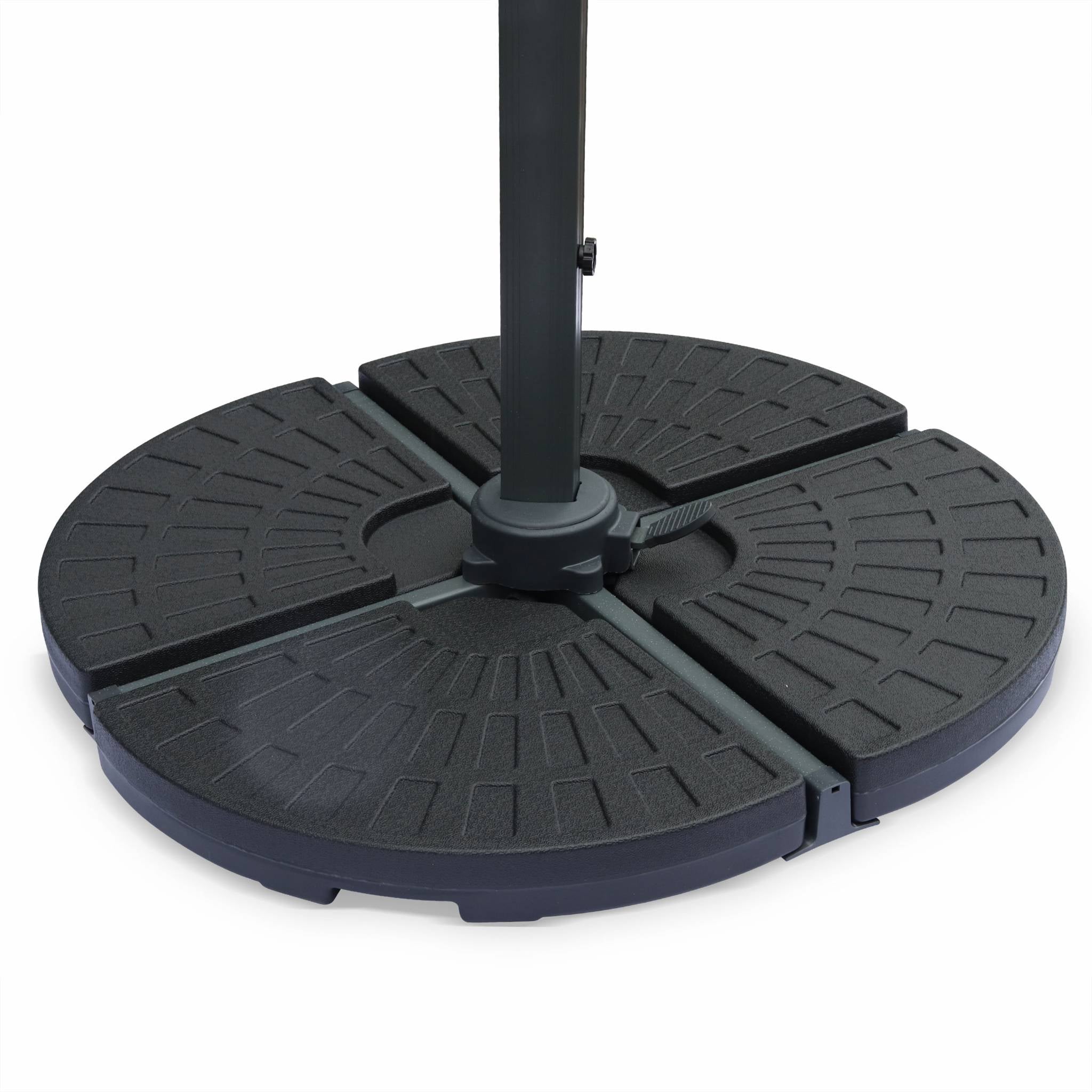 sweeek - Afgeronde vulbare tegels voor parasol 48x48cm (set van 4)