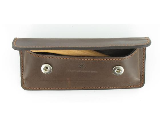 Etui Cuir Tendance 13 cm Marron Etui cuir par Capdebarthes