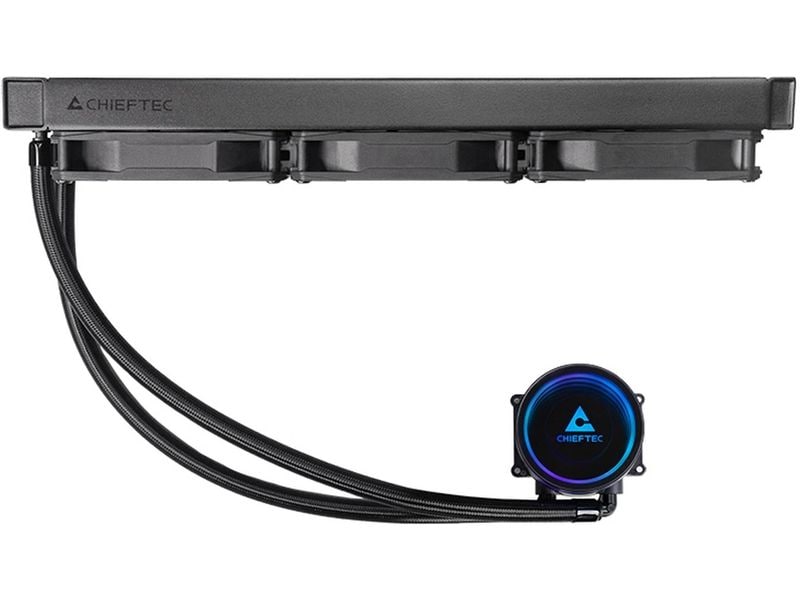 Chieftec Wasserkühlung Iceberg 360 All-In-One CPU-Kühler mit Infinity-Mirror ARGB Kühlblock