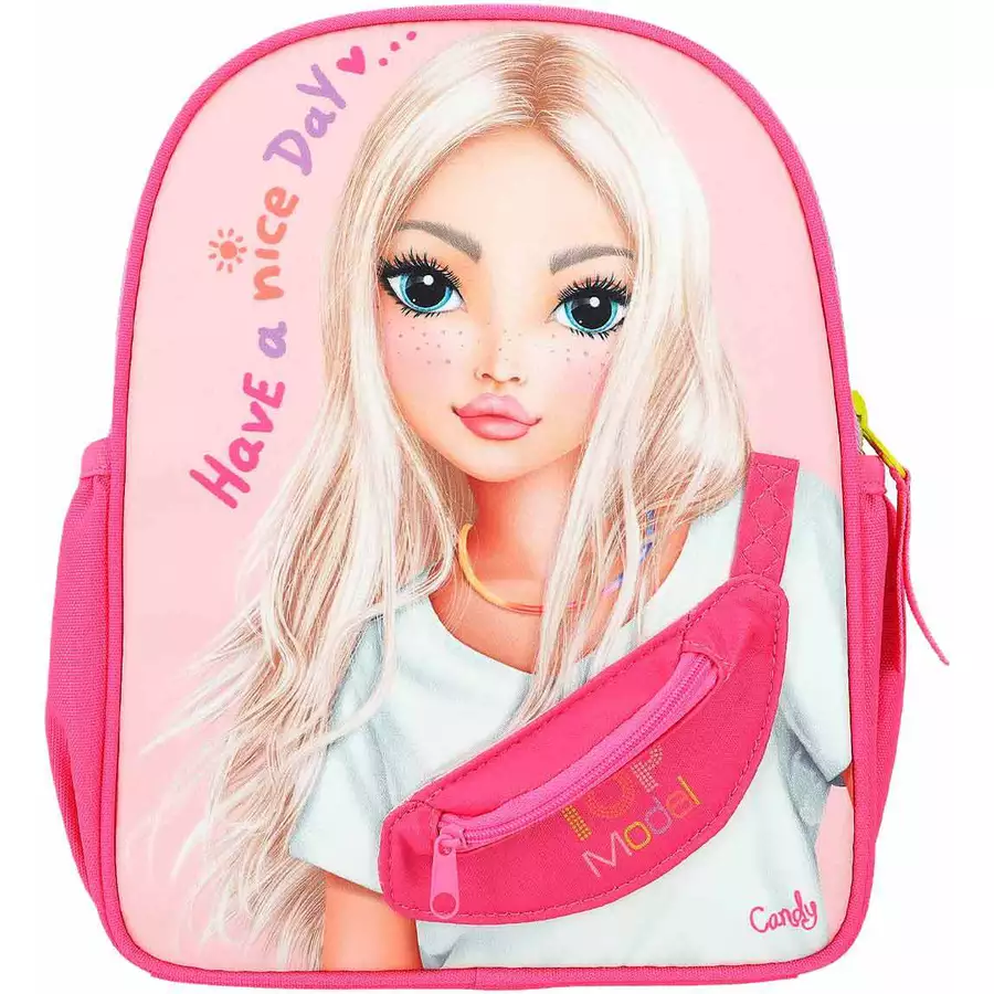 Depesche Rucksack mit Crossbag Happy Together TOPModel 9 x 22 x 28 cm pink-orange