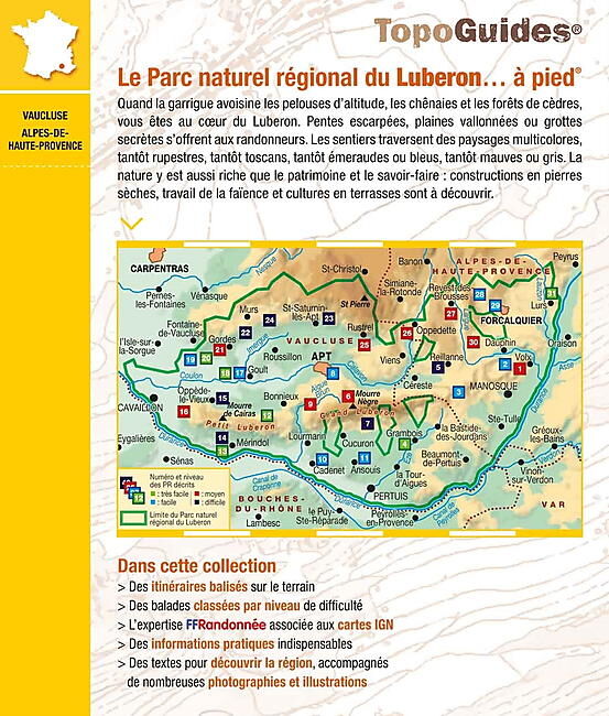 FFRP - PN01 PNR DU LUBERON A PIED FFRP