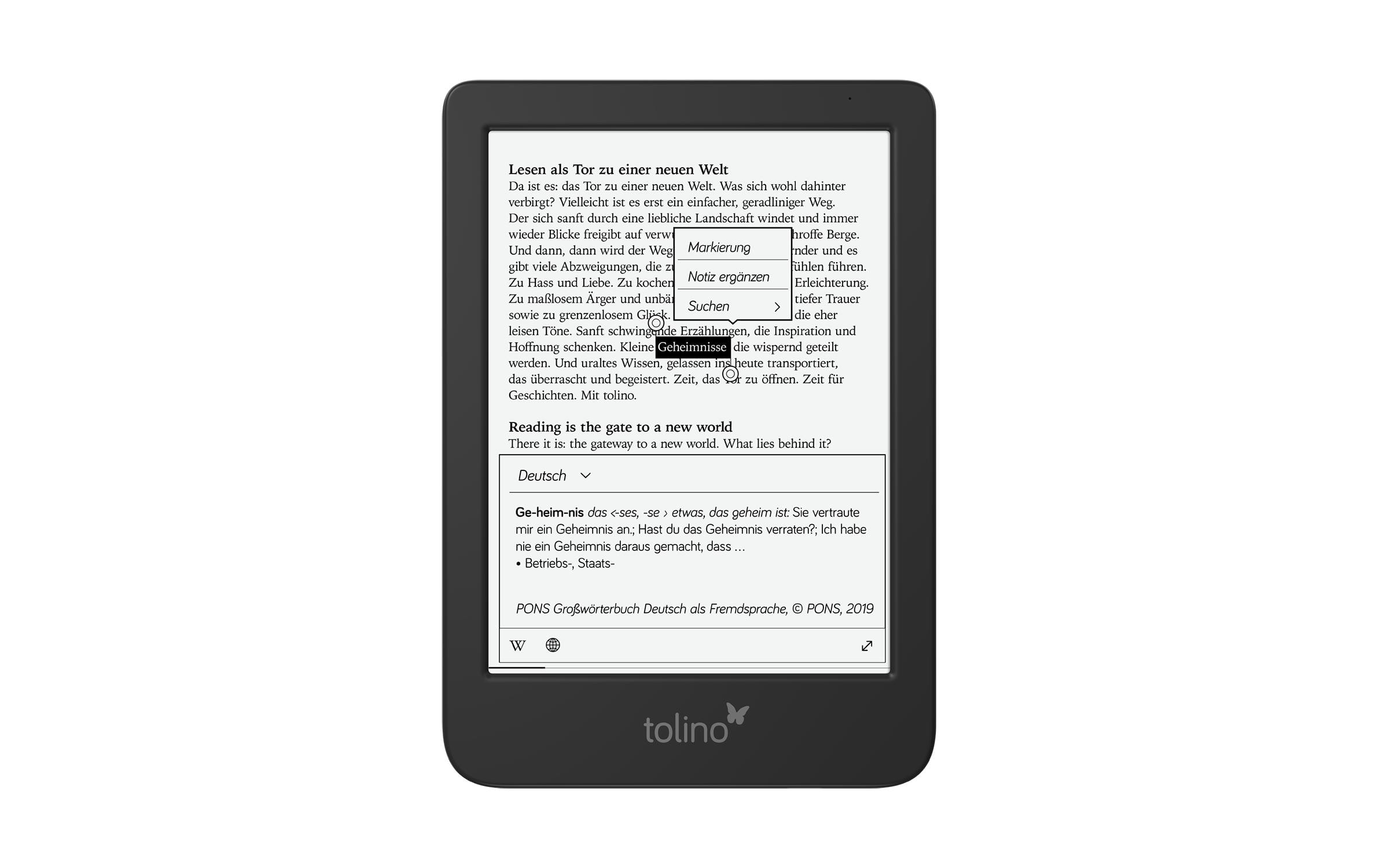 Tolino E-Book »Tolino shine color« (15,18 cm / 6 ″) )