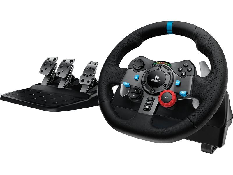 Logitech Lenkrad G29 Driving Force PS5 / PS4 / PS3 / PC Rennlenkrad und Pedale für PS5, PS4, PS3 und PC