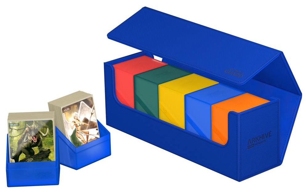 Kartenbox XenoSkin Arkhive Monocolor 400+ BlauHochwertige Box für Sammelkarten in Standardgrösse