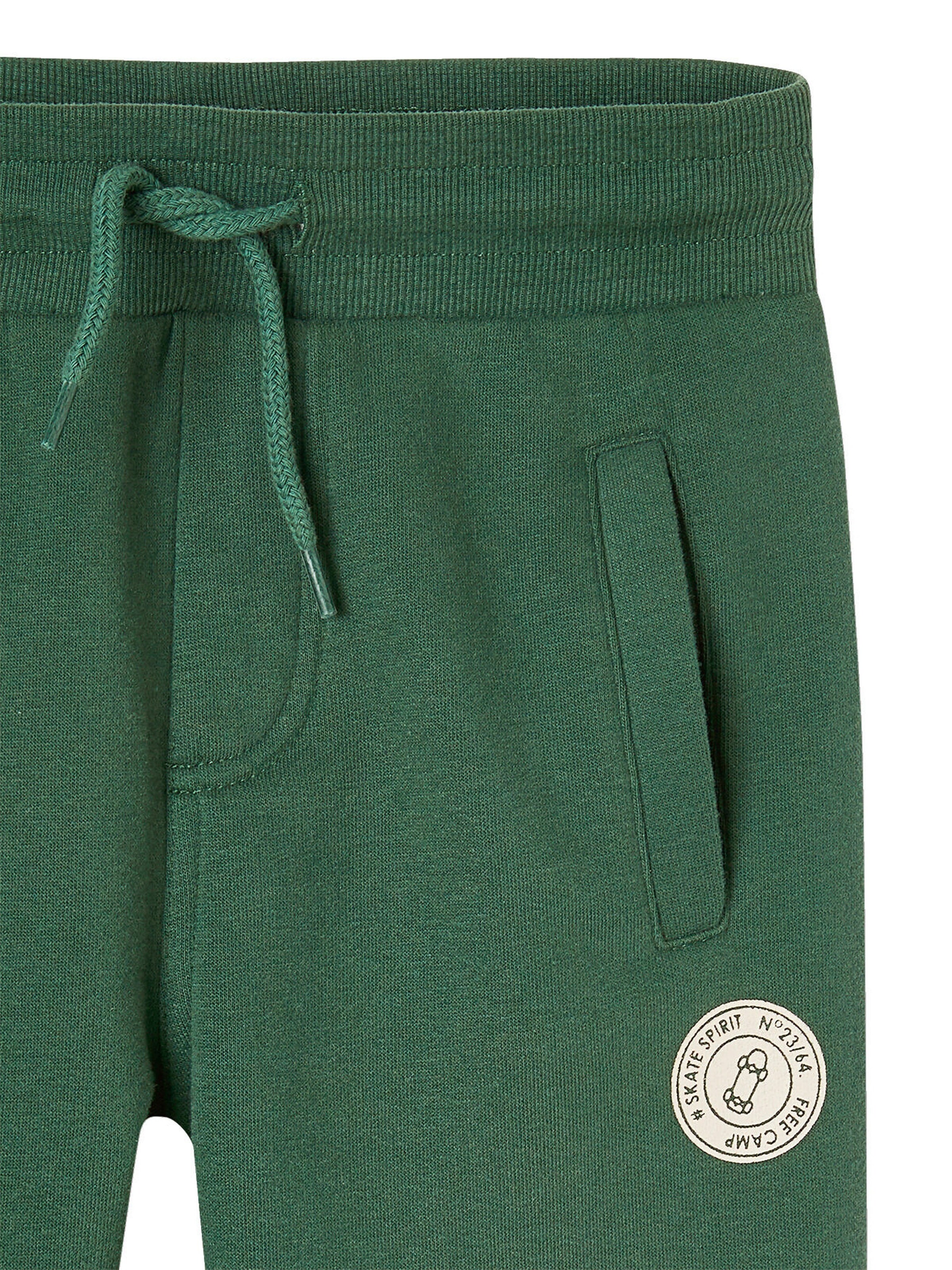 Vertbaudet Jungen Sweathose BASIC tannengrün