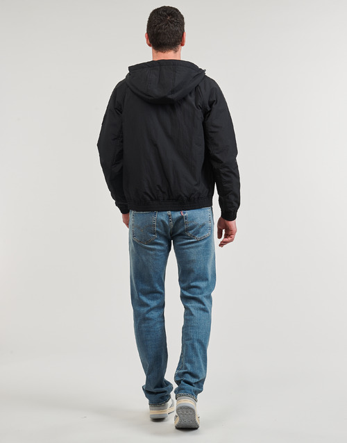 Calvin Klein Jeans - HOODED PADDED HARRINGTON Negro