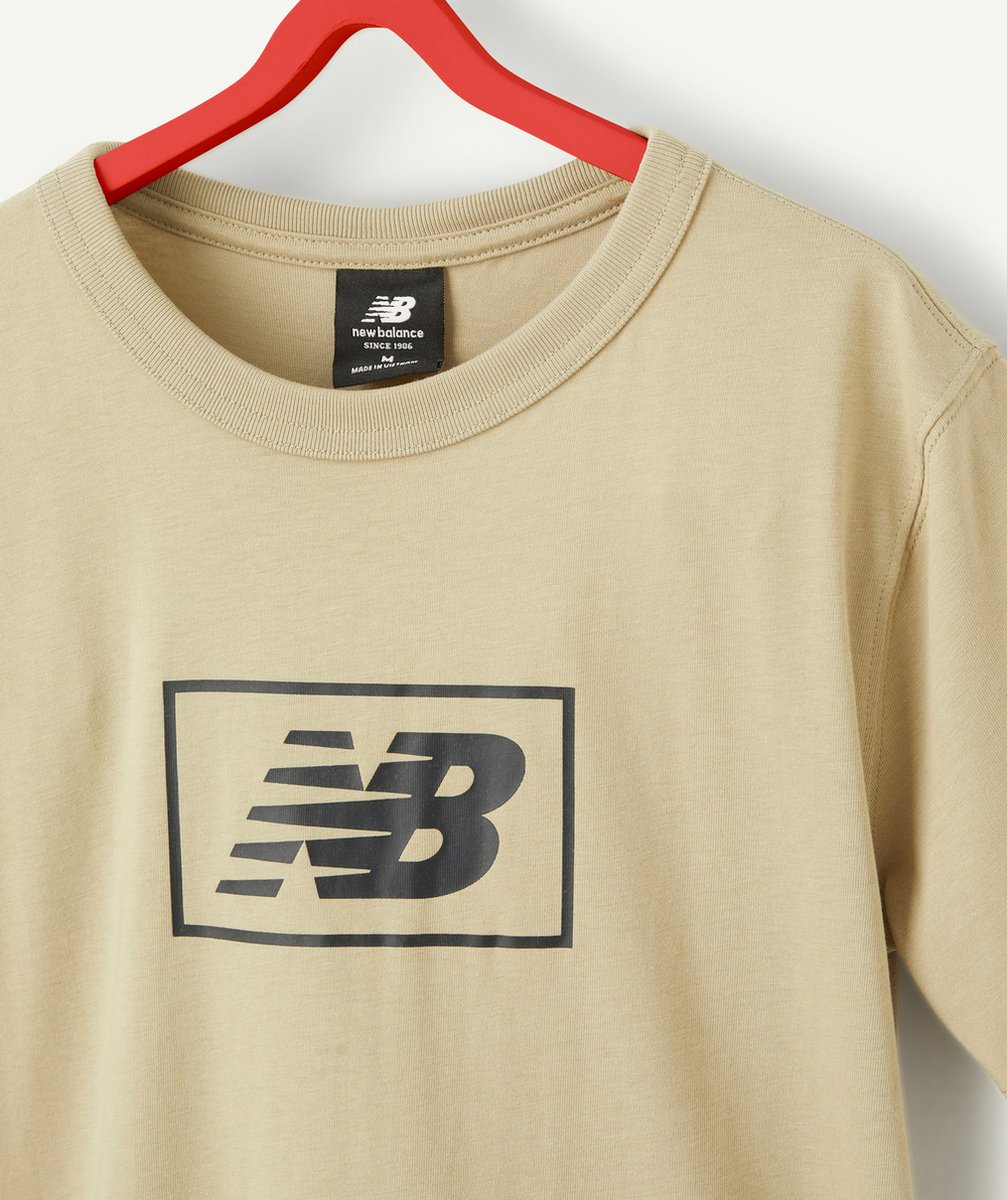 NEW BALANCETEE-SHIRT MANCHES COURTES KAKI ESSENTIALS ENFANTS