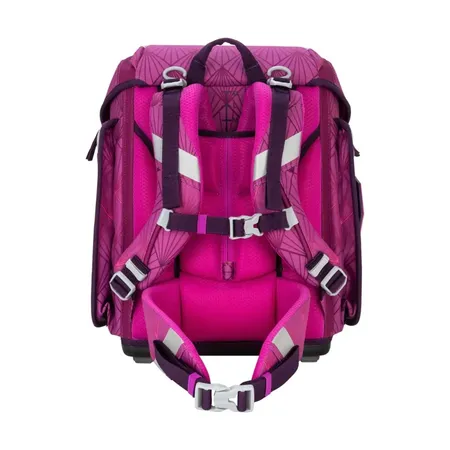 Scout Schulranzen-Set Genius Exklusiv Safety Light Diamond Princess, 5-teilig