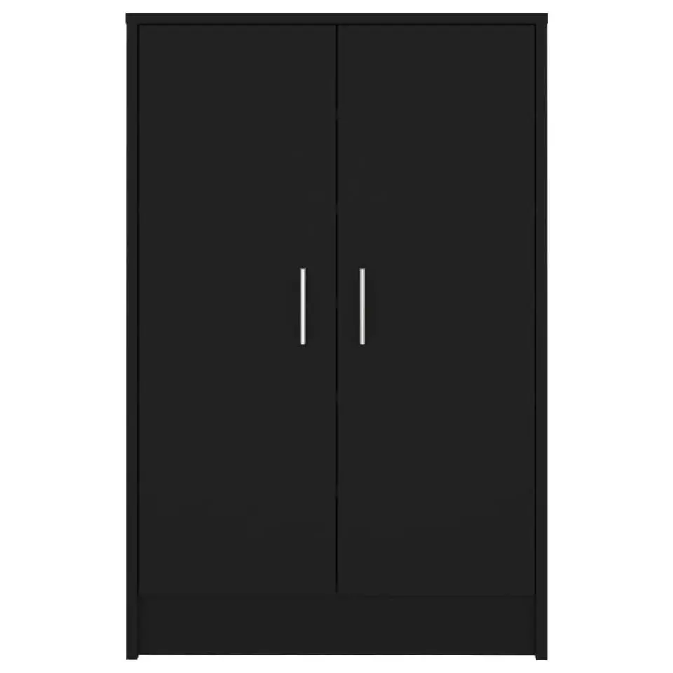 vidaXL - Schoenenkast - Zwart - Bewerkt hout - 60 x 35 x 92 cm
