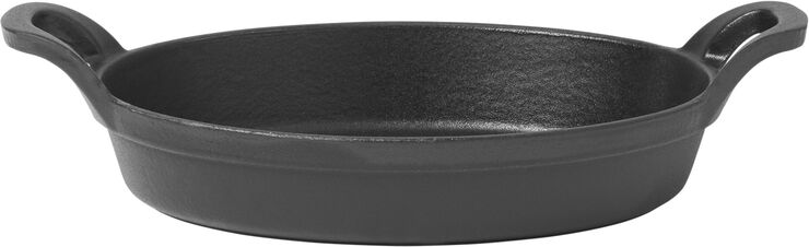 Pillivuyt Gourmet Garonne 0,3 liter mini pande med 2 greb oval, støbejern Støbejern
