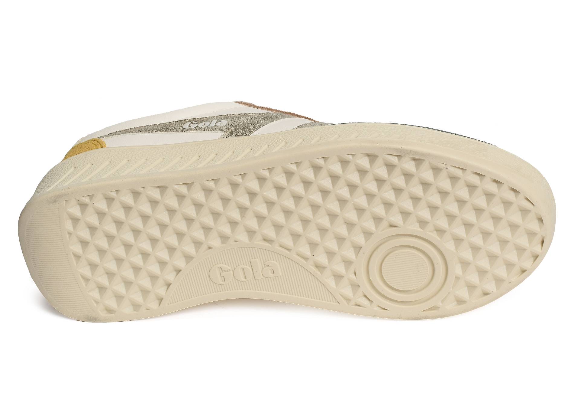Grandslam quadrant trainers w blanc vert