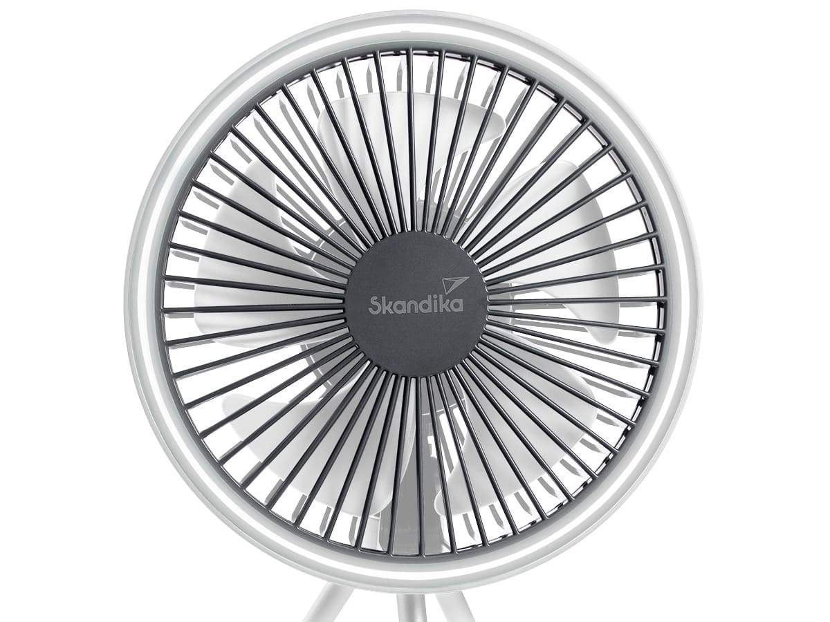 Skandika Solvind Campinglamp met ventilator - White