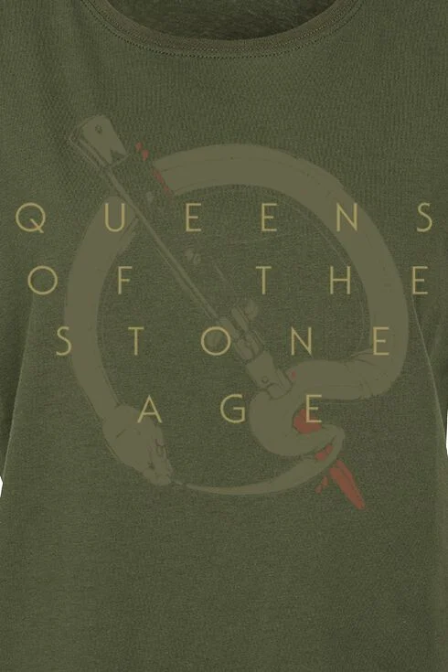 In Times New Roman - Snake Logo | Queens Of The Stone Age T-Shirt Manches courtes