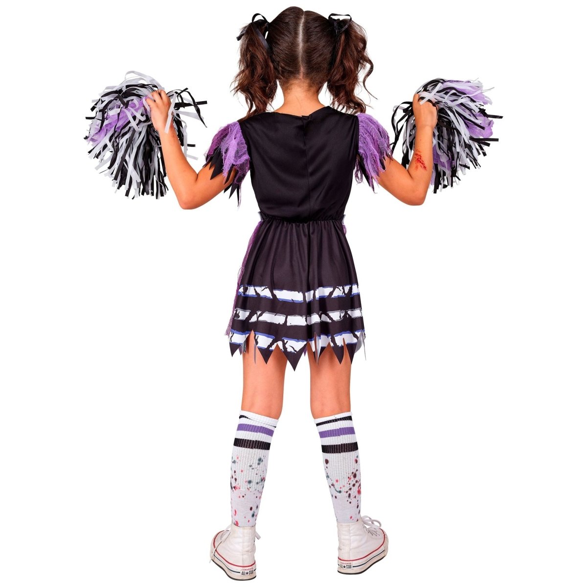 Halloween Jurk Meisje Zombie Cheerleader 5 delig