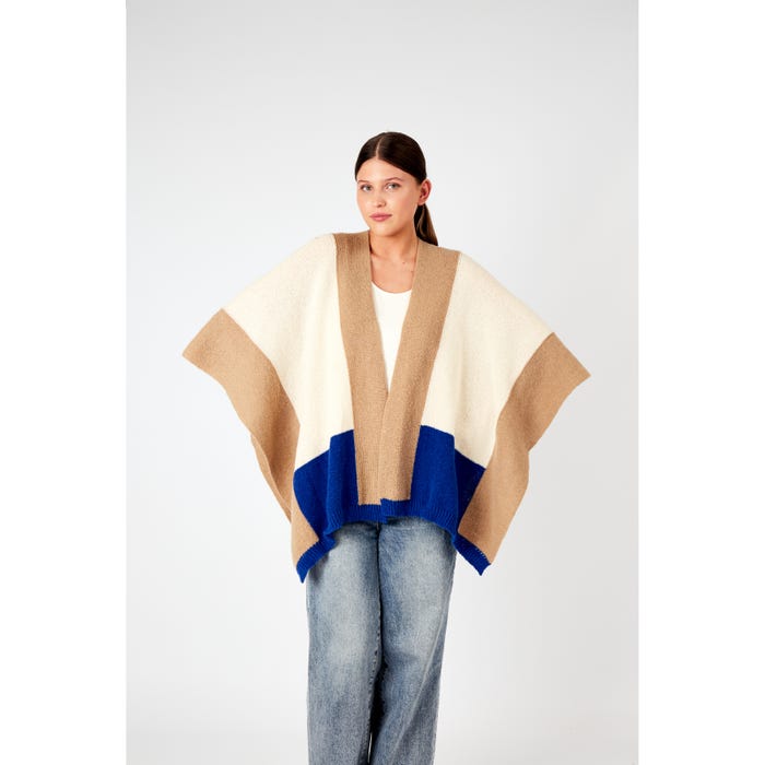 Veritas-Poncho colourblock