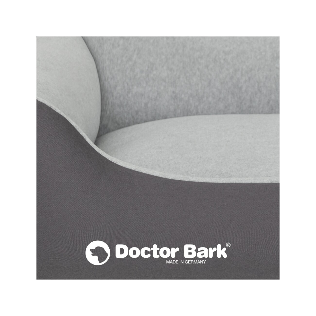Doctor Bark Hundebett GreenLabel grau S