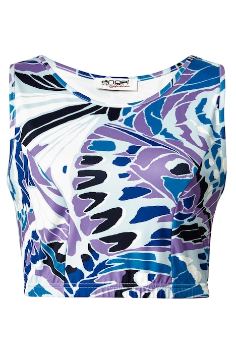 Bustier, Slim Fit, Alloverdruck, ärmellos