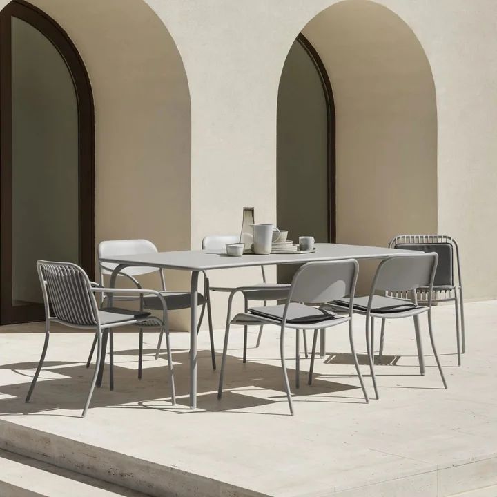 Blomus - Yua Outdoor Esstisch, 180 x 90 cm, granite gray