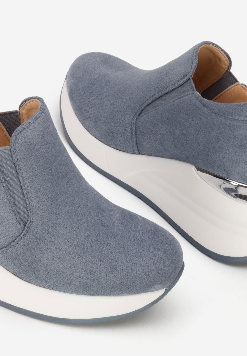 Chaussures casual à plateforme bleus Leanne