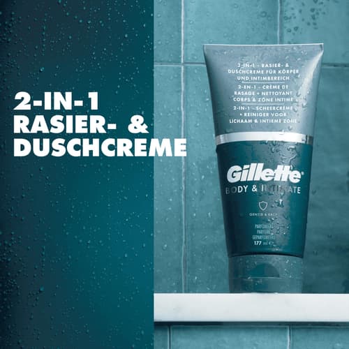 Gillette Body & Intimate 2-in-1 Rasier-und Duschcreme