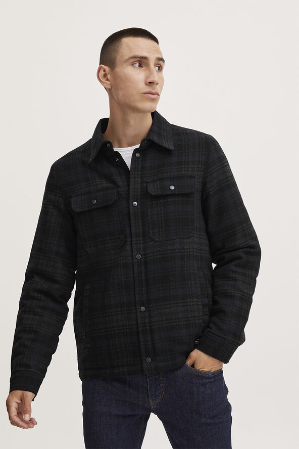Casual Friday CFORTIZ wool mix jacket Dark navy