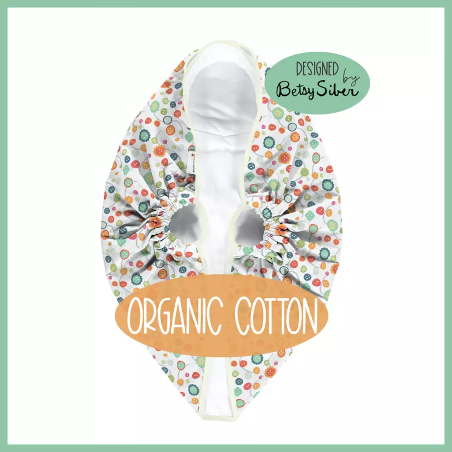 Snugglebundl Tragehilfe Baby Buttons - Organic cotton