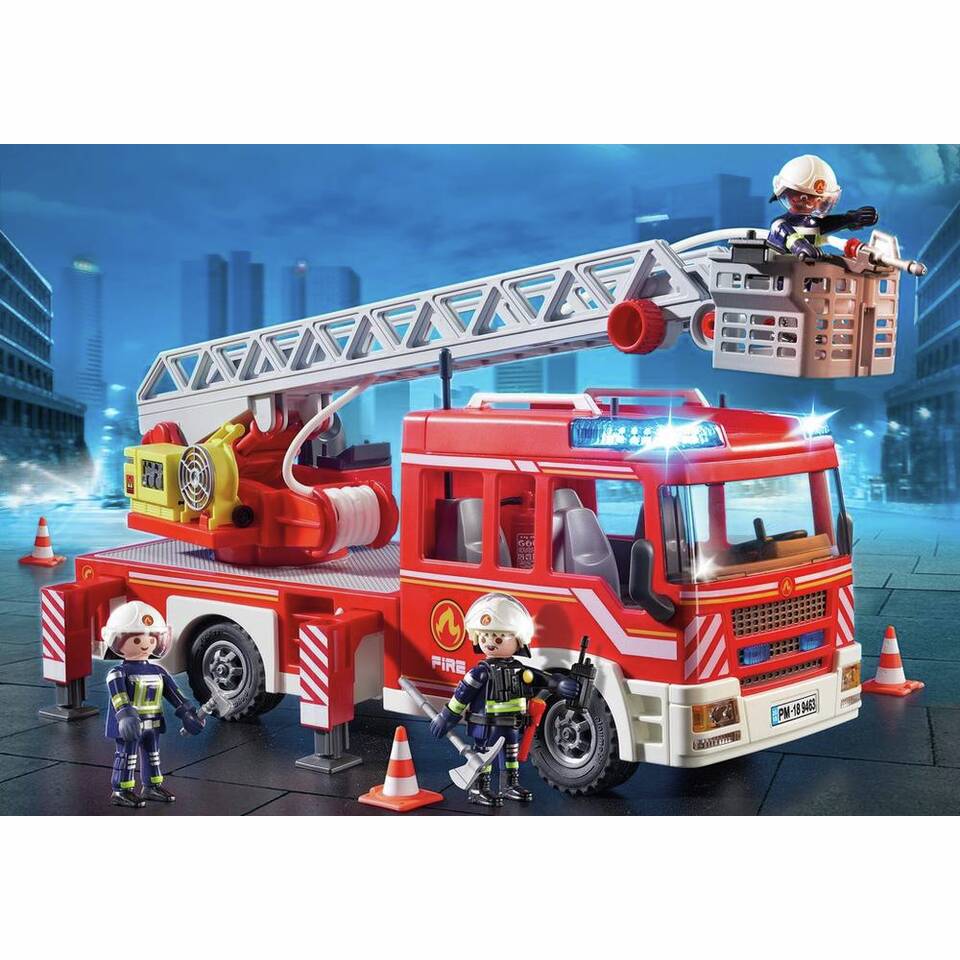 PLAYMOBIL City Action brandweer ladderwagen 9463